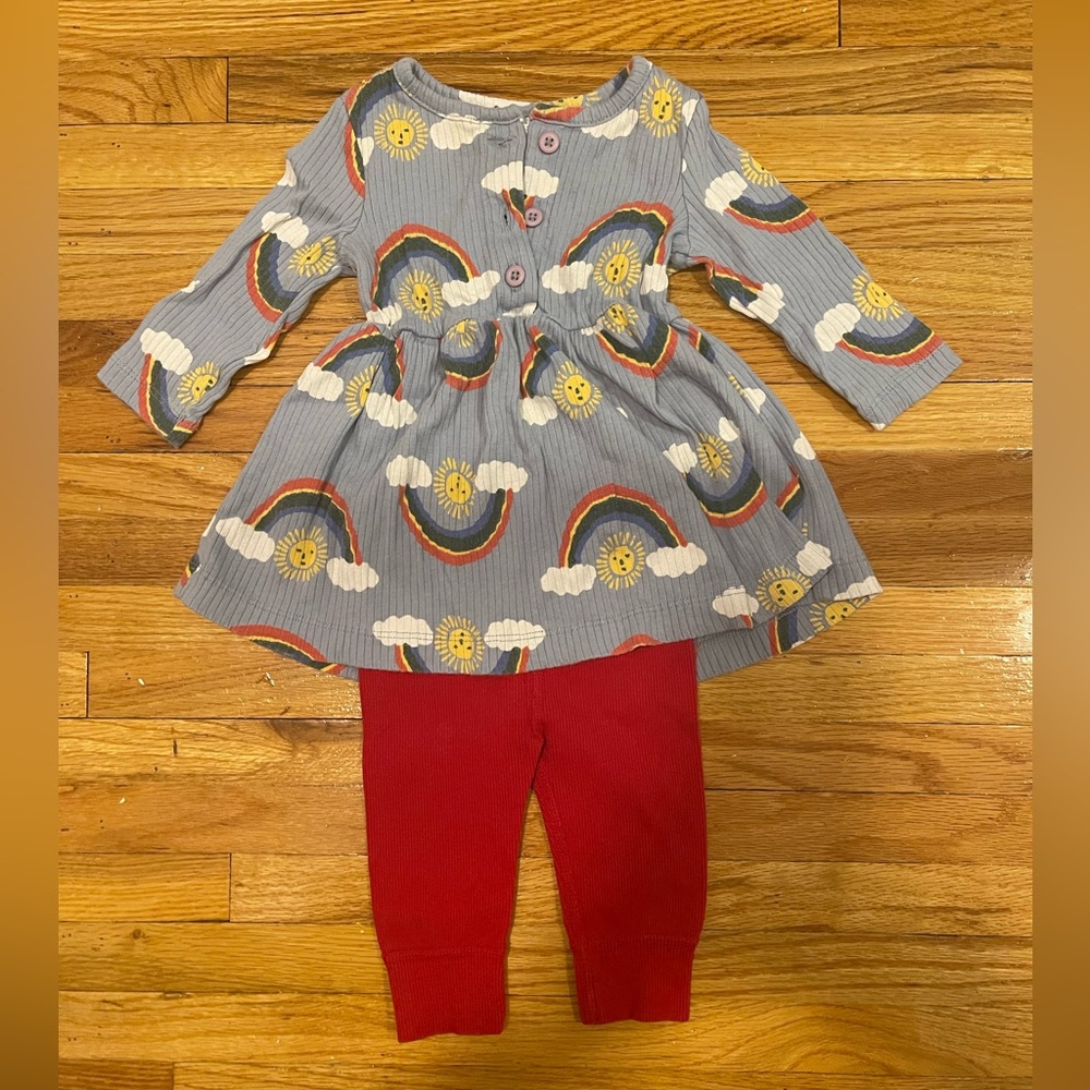 Hanna Andersson dress and pants